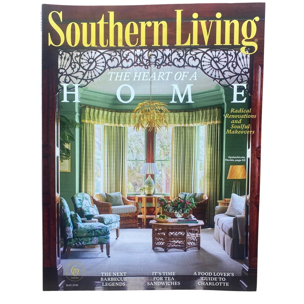 Southern Living Magazine May 2026 Home Decor Food Travel Lifestyle